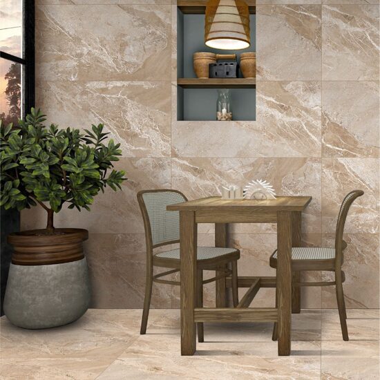 60×120 cm Napoli Beige / Carving (~234 SEK/m²)